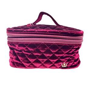 NEW OLIVER THOMAS velvet not a train wreck case in bordeaux velvet